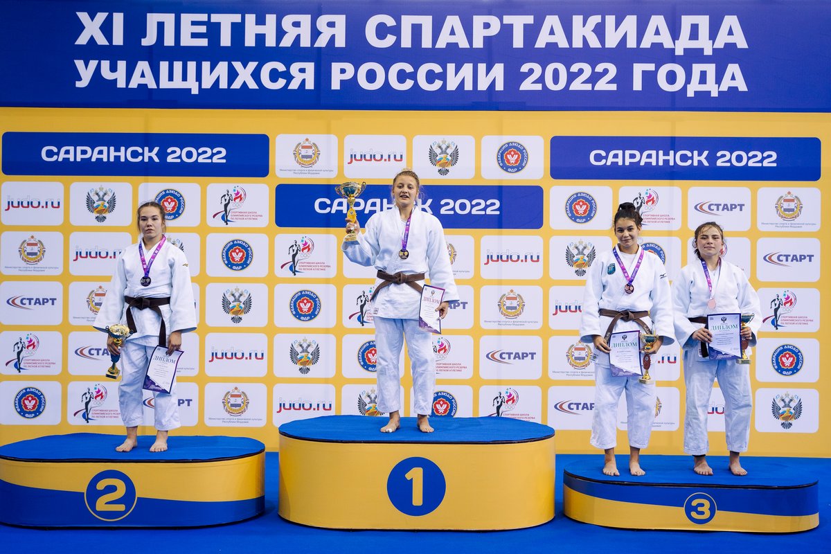 XI летняя Спартакиада учащихся России 2022 года. Дзюдо