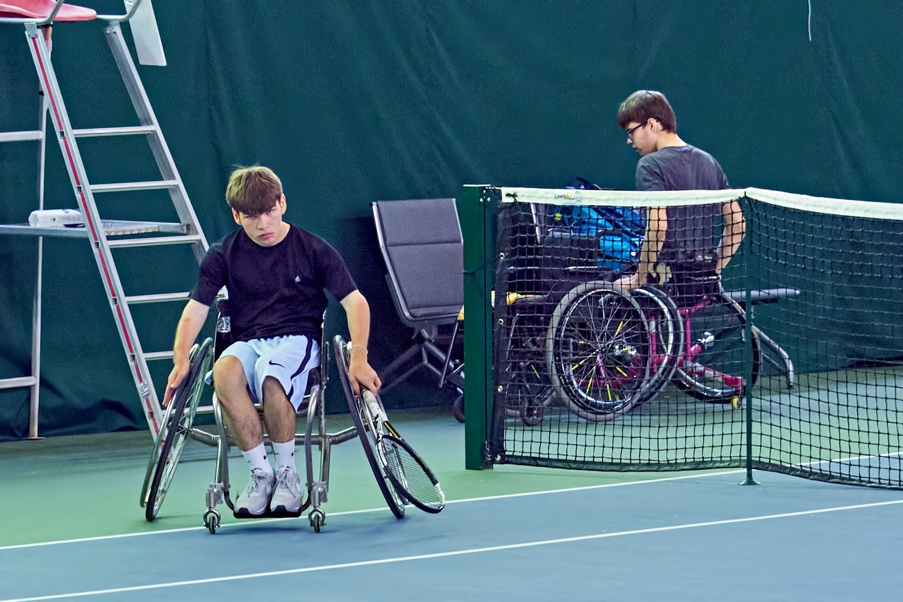 Адаптивный спорт. Теннис на колясках. Первенство России.