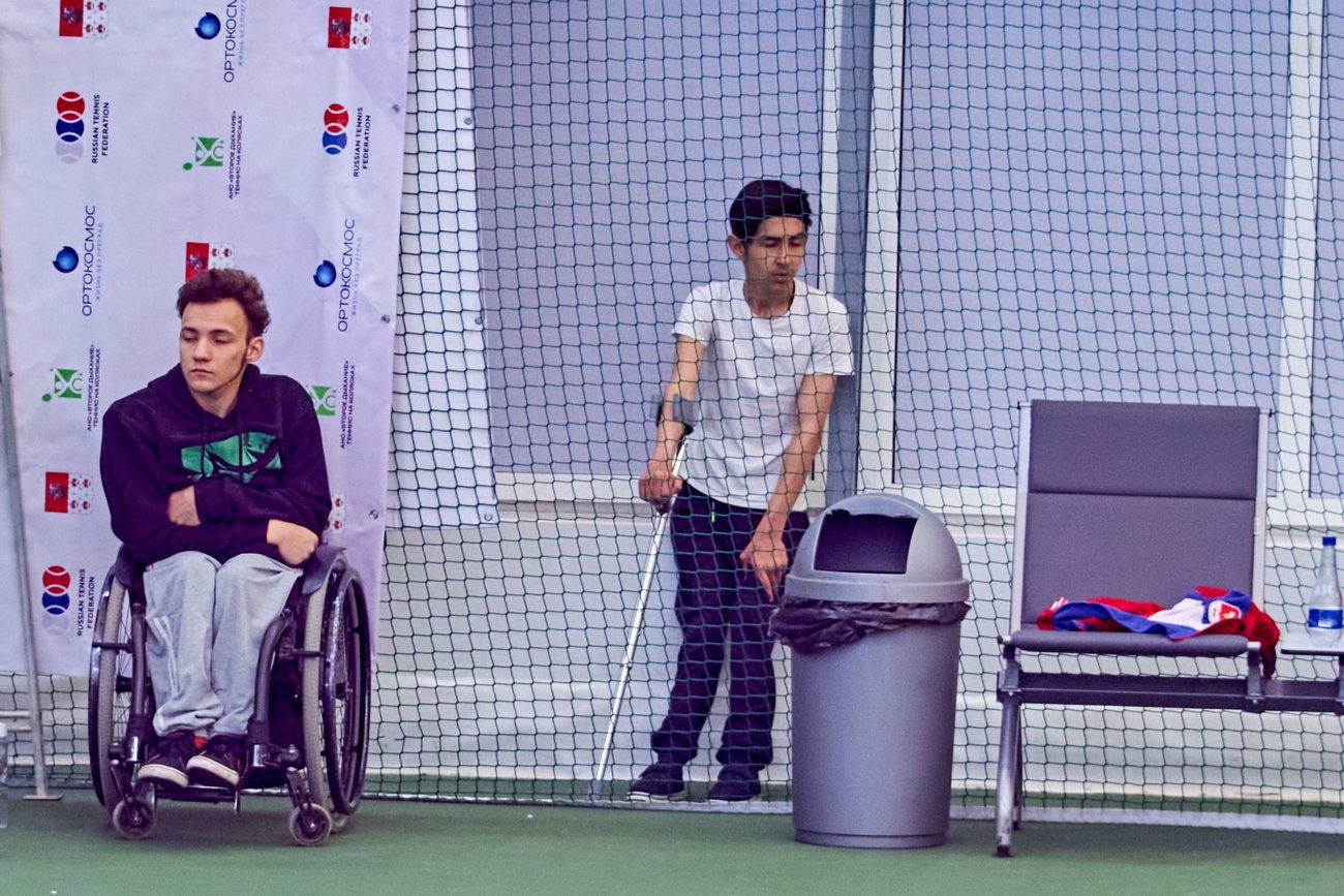 Адаптивный спорт. Теннис на колясках. Первенство России.