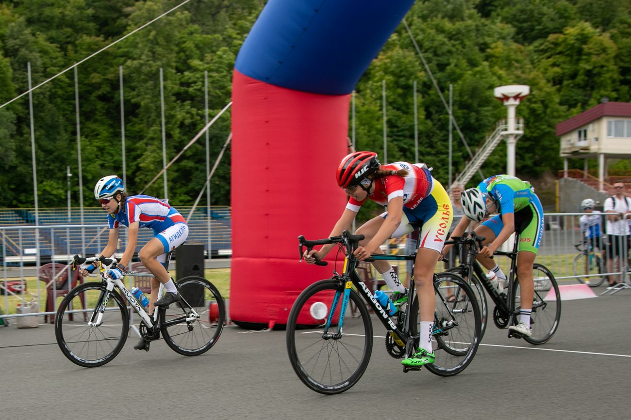 Первенство России по велоспорту-шоссе (девушки 15-16 лет). г. Уфа