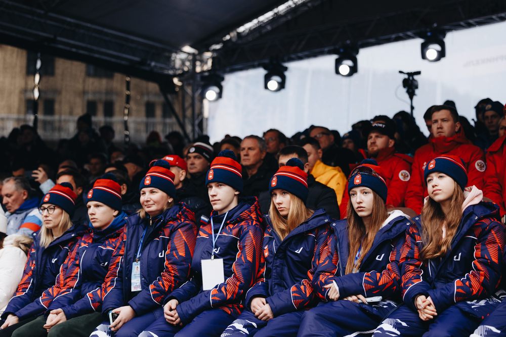 XII зимняя Спартакиада учащихся России - церемония открытия и награждения