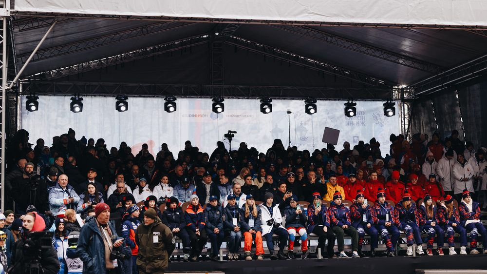 XII зимняя Спартакиада учащихся России - церемония открытия и награждения