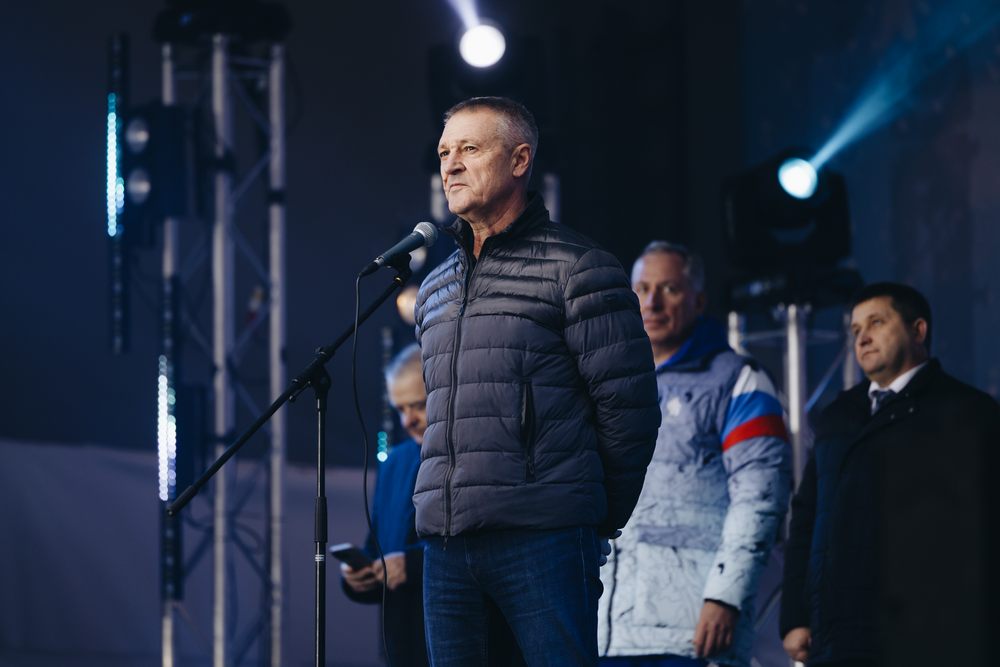 XII зимняя Спартакиада учащихся России - церемония открытия и награждения