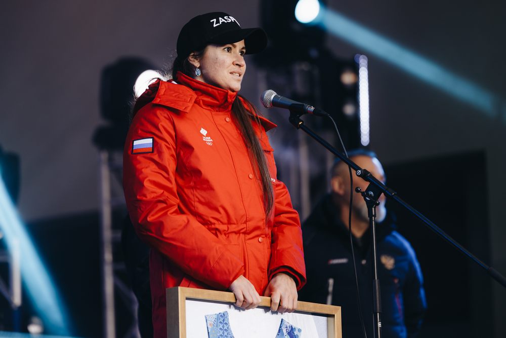 XII зимняя Спартакиада учащихся России - церемония открытия и награждения