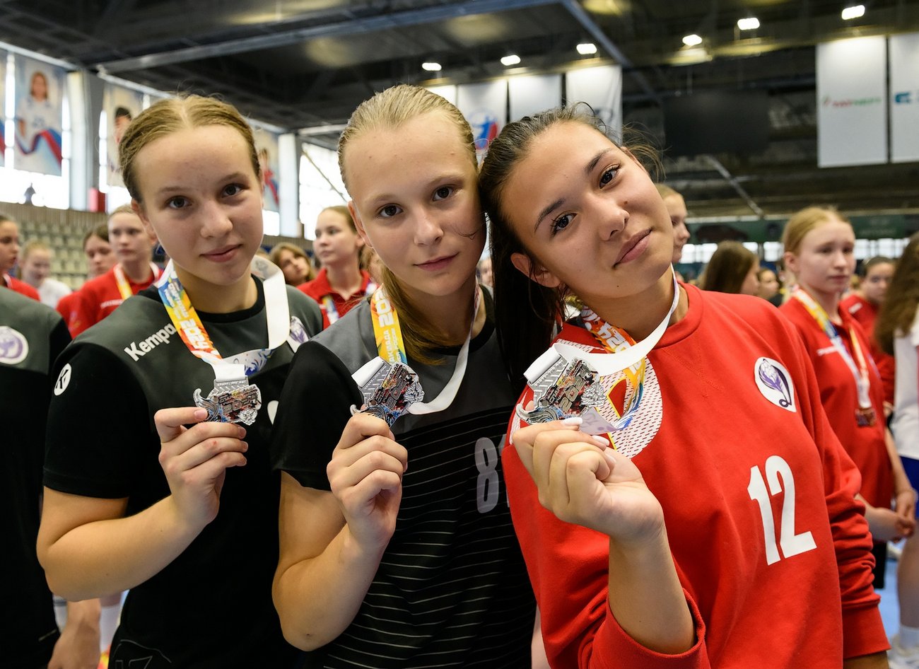 XII летняя Спартакиада учащихся России 2024 года. Гандбол - девушки, Тольятти. автор - Вячеслав Прасолов