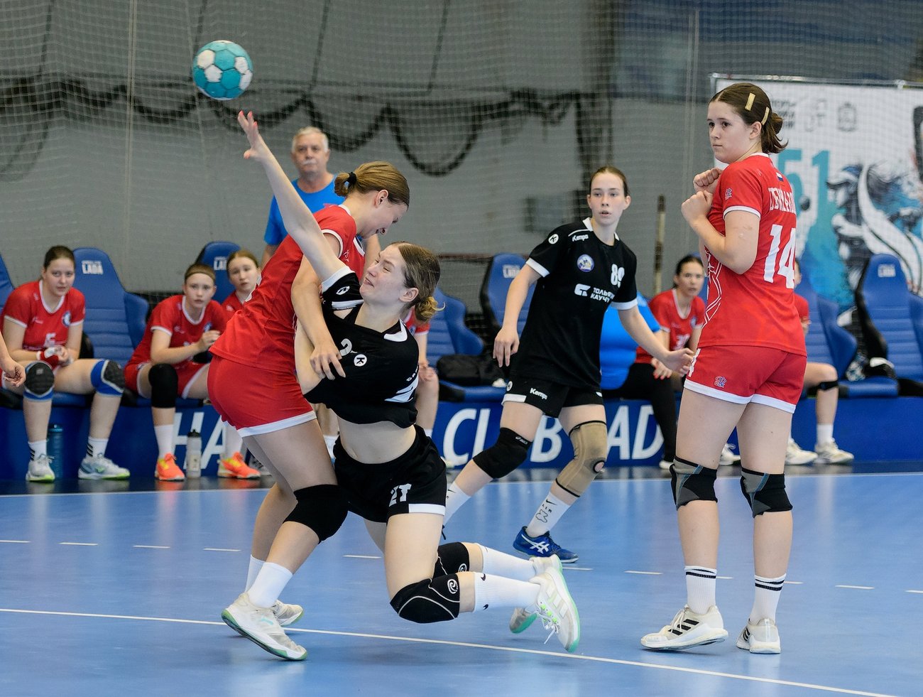XII летняя Спартакиада учащихся России 2024 года. Гандбол - девушки, Тольятти. автор - Вячеслав Прасолов