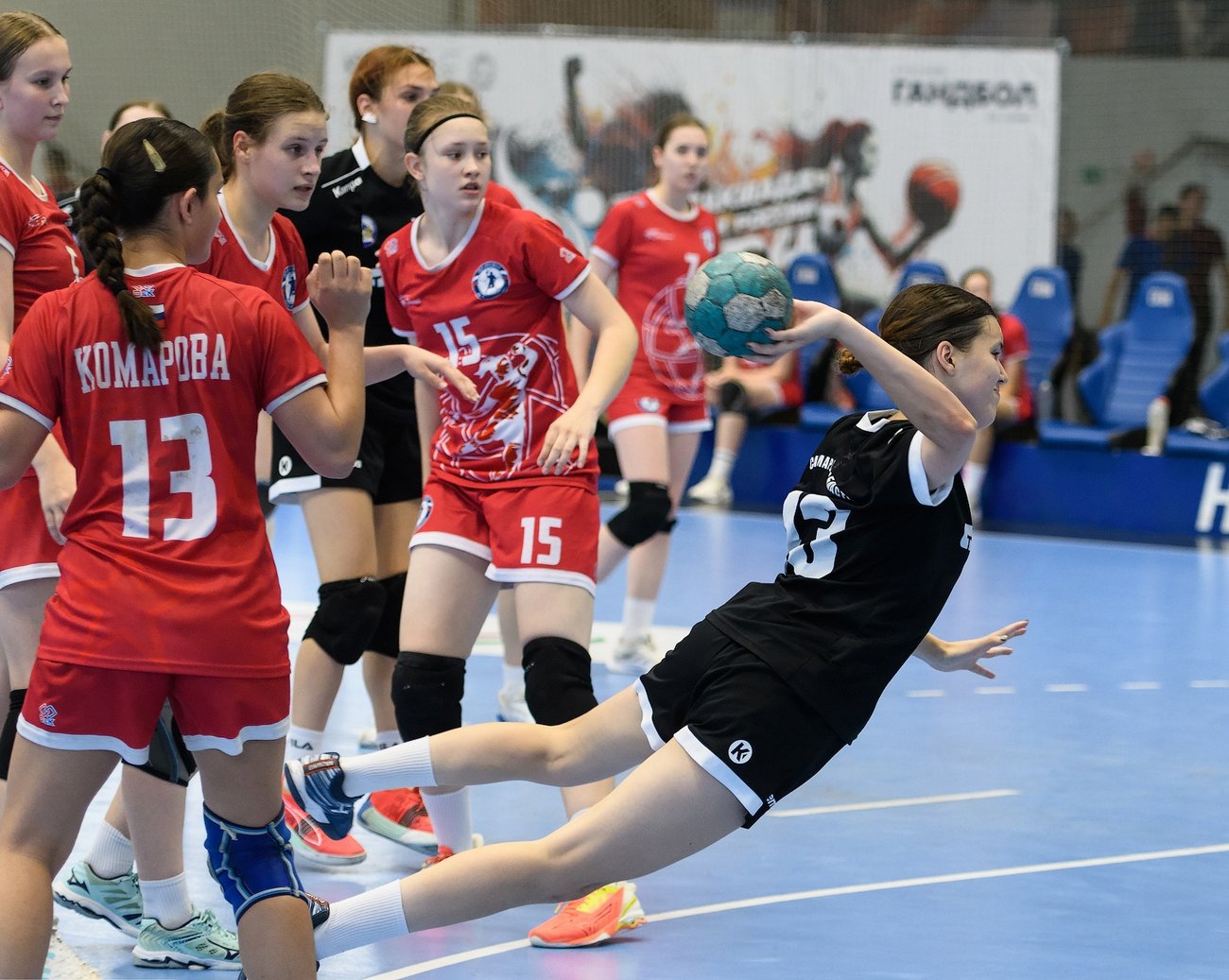 XII летняя Спартакиада учащихся России 2024 года. Гандбол - девушки, Тольятти. автор - Вячеслав Прасолов