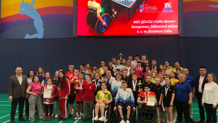 Адаптивный - настольный теннис ПОДА - Богатые Сабы - фото1