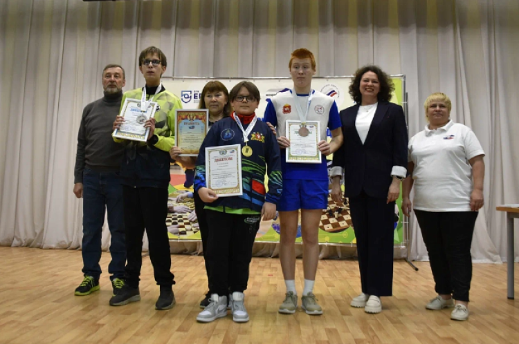 Адаптивный - настольный теннис - слепые Тюмень - фото11