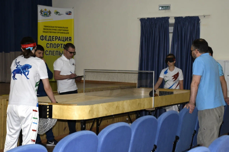 Адаптивный - настольный теннис - слепые Тюмень - фото2