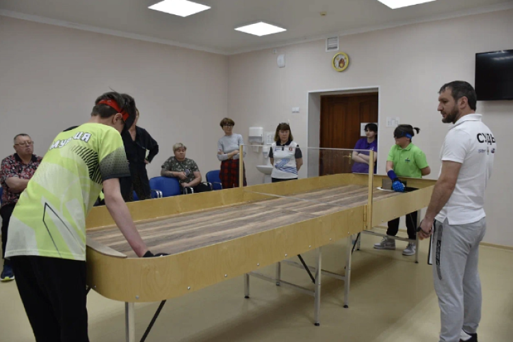 Адаптивный - настольный теннис - слепые Тюмень - фото4