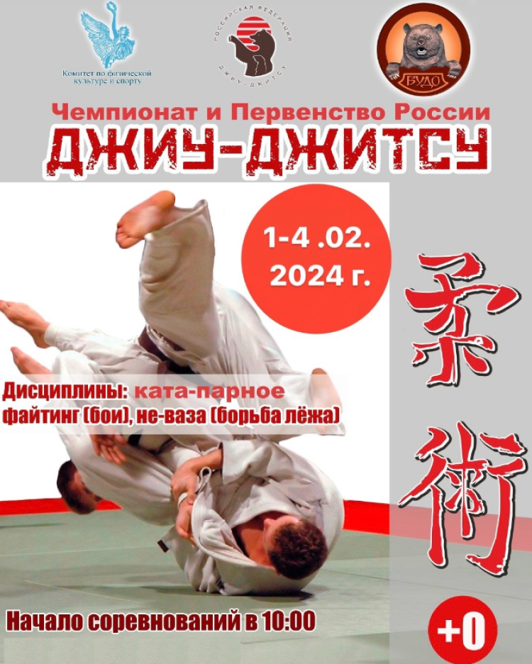 Джиу-джитсу - СПб 16-17 лет - афиша