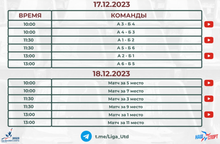 Футбол - Объединенный чемпионат Содружество - U13 - календарь4