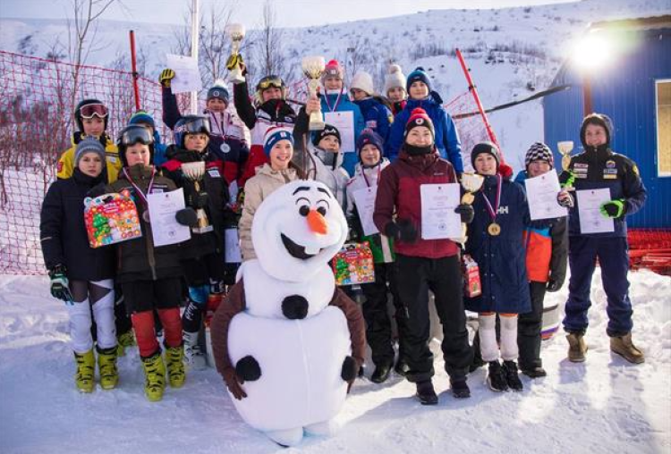 Горные лыжи - Кировск слалом-гигант U14 - фото1