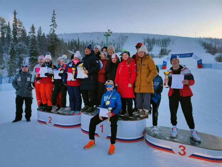 Горные лыжи - Полярные Зори - приз филиала Росэнергоатом - фото4