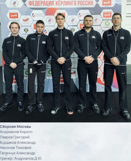 Керлинг - Сириус 2024 юниоры до 22 лет - призеры3