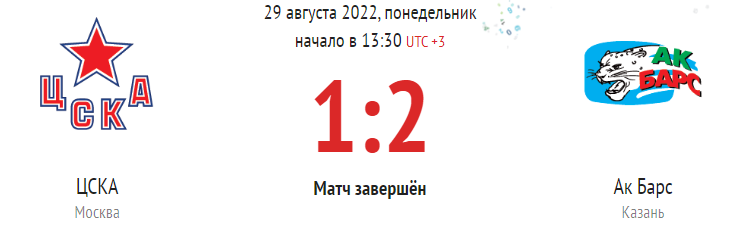 Хоккей - Кубок Крутова - Салават - 5й тур - ЦСКА-АкБарс - шапка