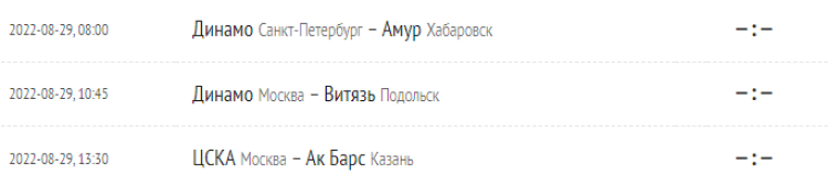 Хоккей - Кубок Крутова - Салават - календарь оставшихся игр - на 29 августа