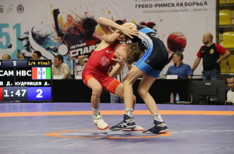 Летняя Спартакиада учащихся - борьба греко-римская 2024 - Элиста - фото1