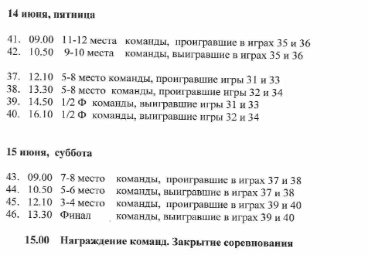 Летняя Спартакиада учащихся - водное поло юноши 2024 - Астрахань - расписание3