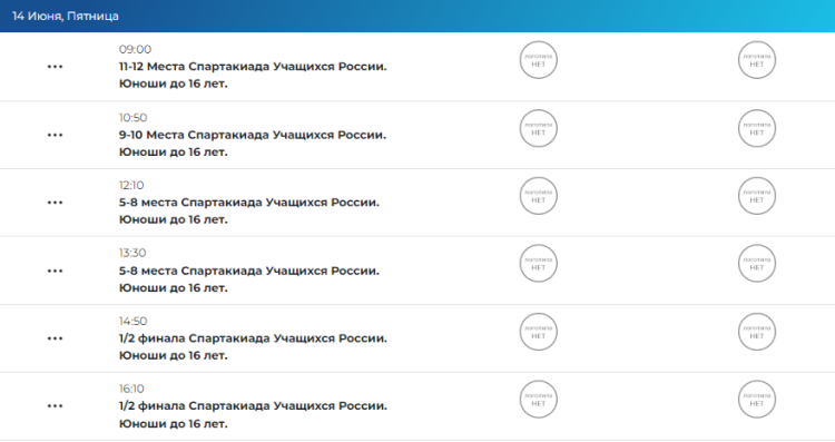 Летняя Спартакиада учащихся - водное поло юноши 2024 - Астрахань - расписание плей-офф2