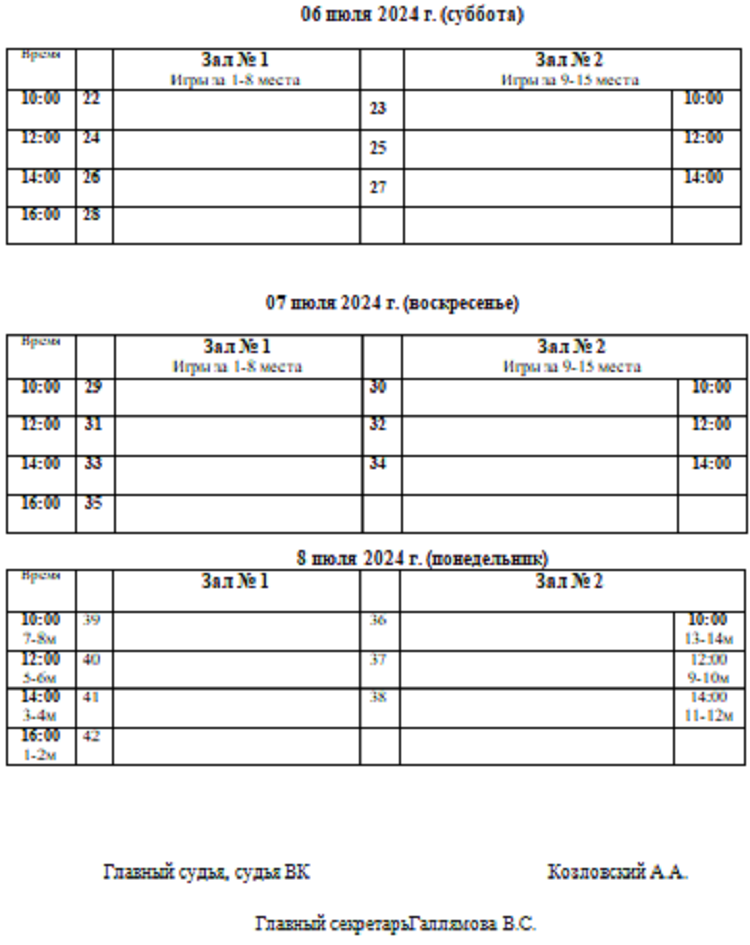 Летняя Универсиада - волейбол - Салават юниорки - программа2