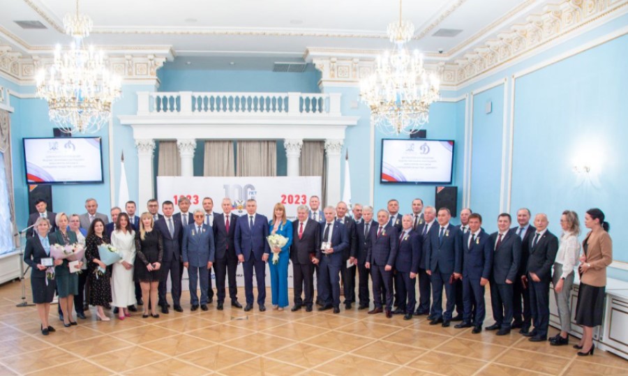 Награждение медалями к 100-летию Динамо - фото1