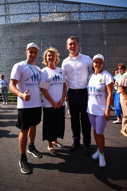 Новости министра - посещение финала Всероссийского марафона Земля спорта в Светлогорске - фото3