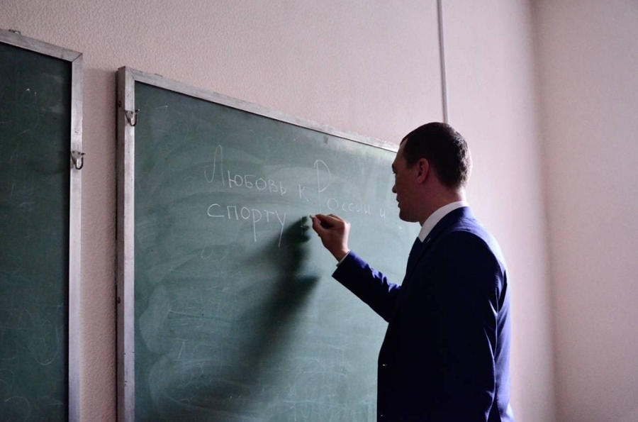 Новости министра - визит в филиал Музея спорта в СПб и НГУ им. Лесгафта - фото17