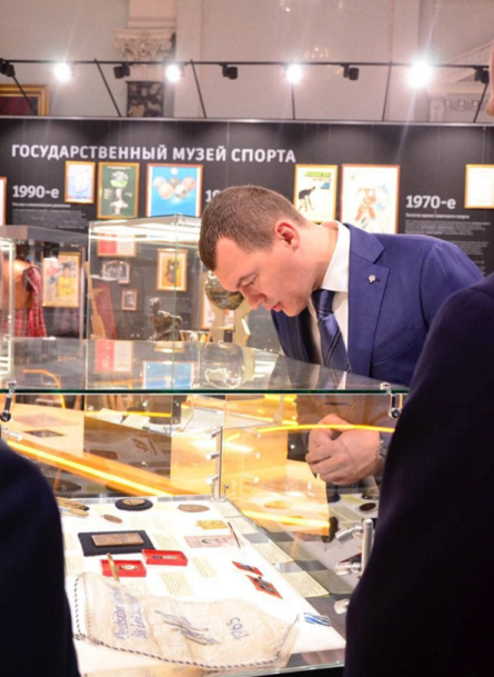 Новости министра - визит в филиал Музея спорта в СПб и НГУ им. Лесгафта - фото7