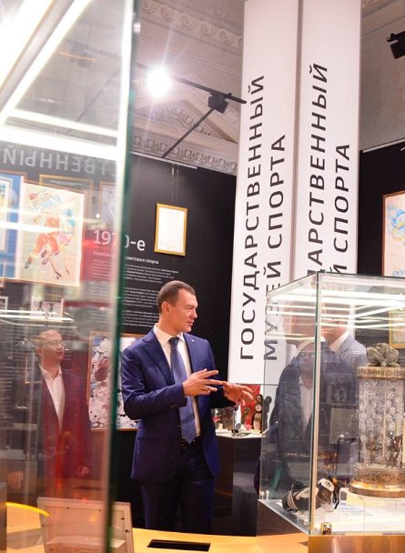 Новости министра - визит в филиал Музея спорта в СПб и НГУ им. Лесгафта - фото8