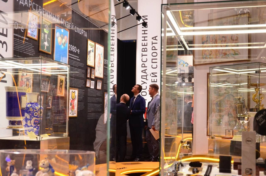 Новости министра - визит в филиал Музея спорта в СПб и НГУ им. Лесгафта - фото9