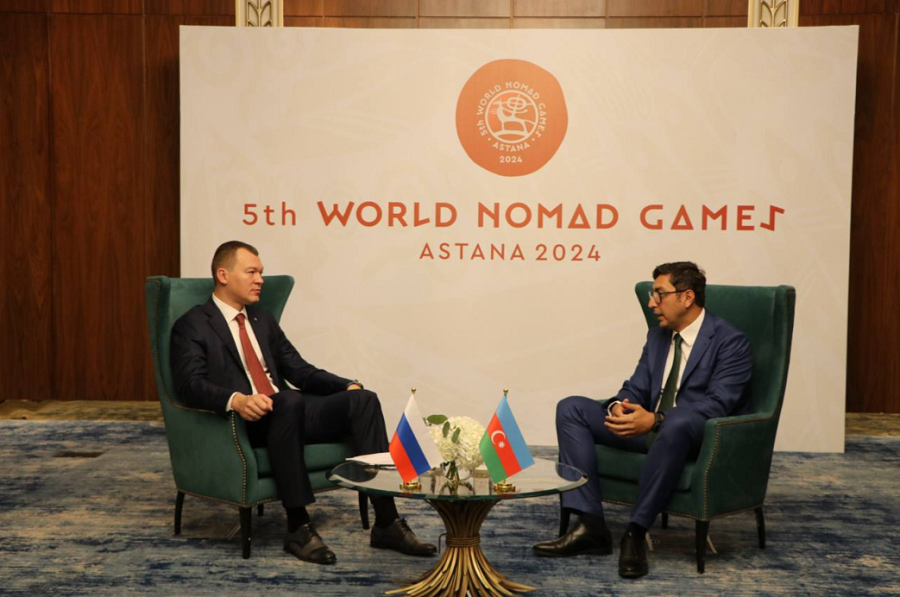 Новости министра - встреча с Министром спорта Азербайджана Фаридом Гаибовым - фото1