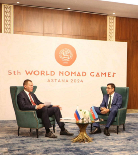 Новости министра - встреча с Министром спорта Азербайджана Фаридом Гаибовым - фото2