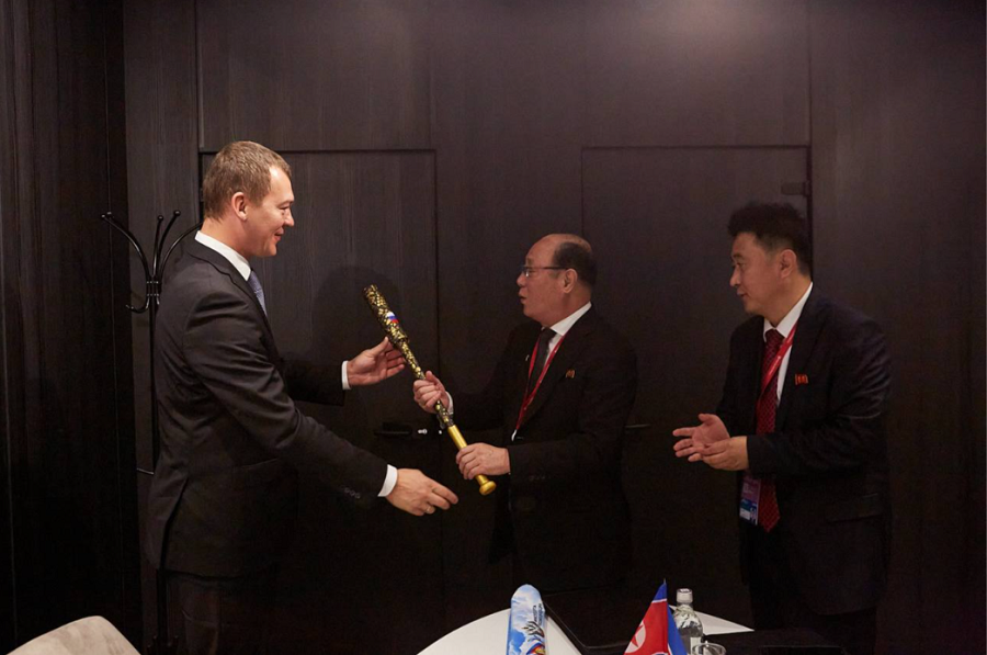 Новости министра - встреча с послом КНДР Син Хон Чхолом - фото3