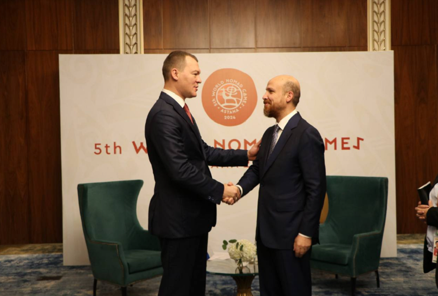 Новости министра - встреча с президентом Всемирной конфедерации этноспорта Билалом Эрдоганом - фото1