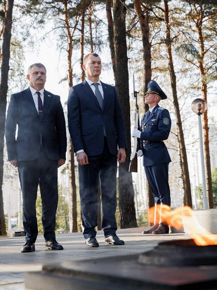 Новости министра - встречи в Минске с руководителями спорта Белоруссии и возложение цветов - фото14