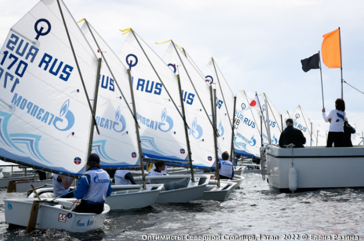 Парусный спорт - Оптимисты Кубок Газпрома 1й этап - фото1