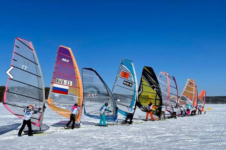 Парусный спорт - зимний виндсерфинг - Новосибирск - фото1