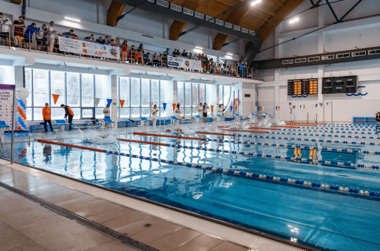 Плавание - Студенческая лига - турнир в МГСУ - эстафеты - фото1