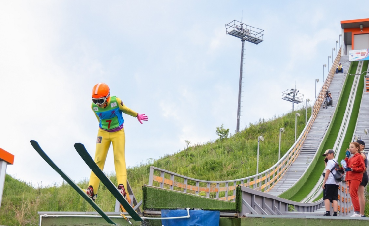 Прыжки с трамплина - Красноярск Енисейские зори 2023 - фото6