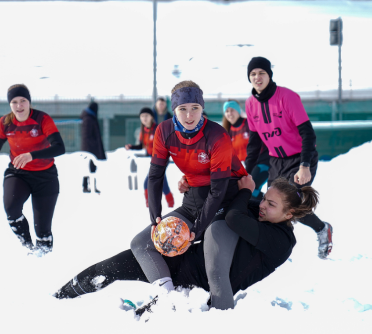 Регби на снегу - Казань 2024 - студенты - фото11