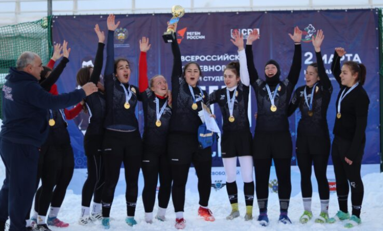 Регби на снегу - Казань 2024 - студенты - фото14