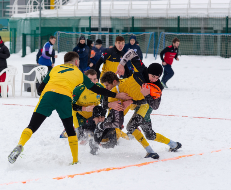 Регби на снегу - Казань 2024 - студенты - фото2