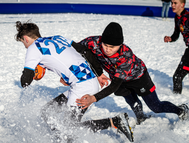 Регби на снегу - Казань 2024 - студенты - фото5