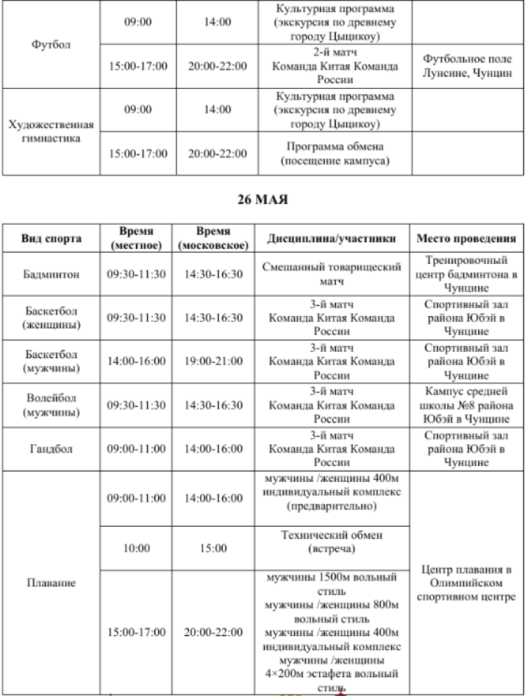 Российско-Китайские летние игры 2023 - 1й бюллетень14