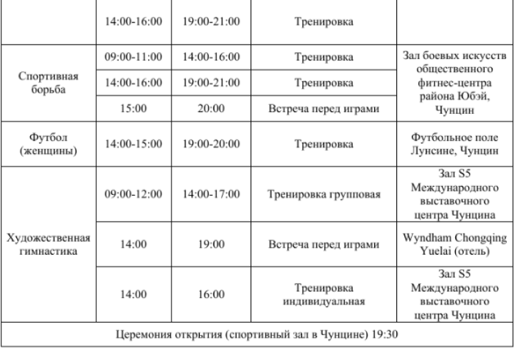 Российско-Китайские летние игры 2023 - 1й бюллетень8