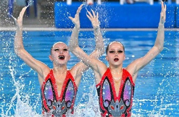 Синхронное плавание - Чехов юниоры 15-20 лет юниорки 15-19 лет - фото1