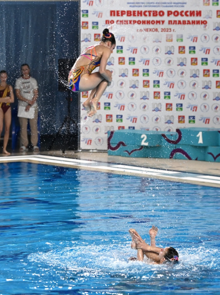 Синхронное плавание - Чехов юниоры 15-20 лет юниорки 15-19 лет - соло техническая - итоги12
