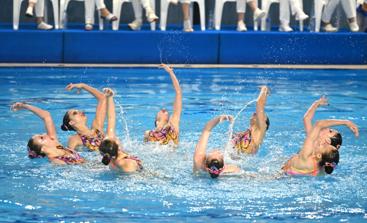 Синхронное плавание - Чехов юниоры 15-20 лет юниорки 15-19 лет - соло техническая - итоги13